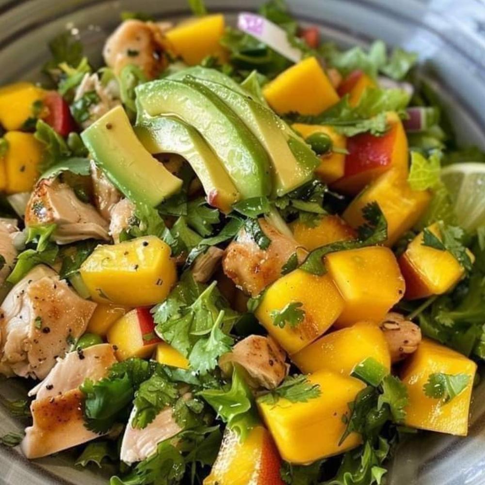 Chicken, Mango & Avocado Salad
