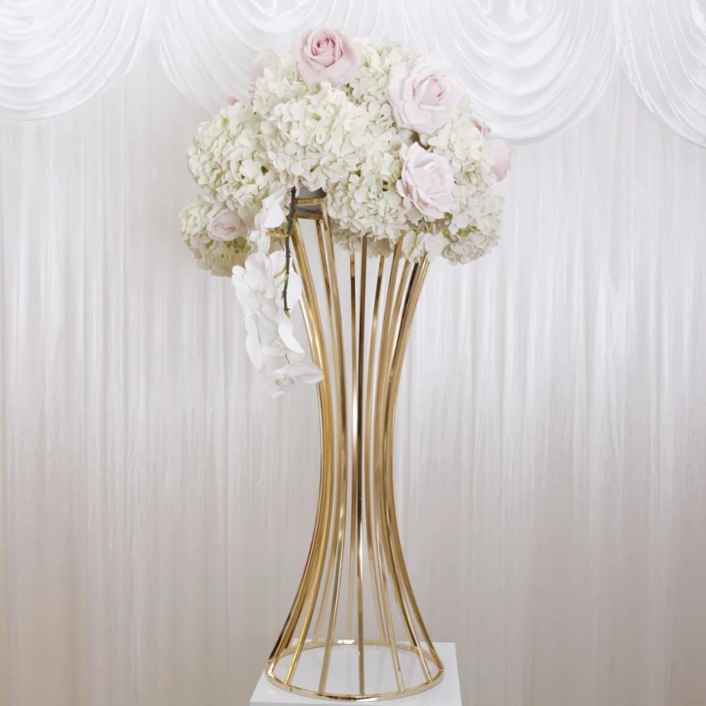 Selene Gold Flower Stand - 92cm