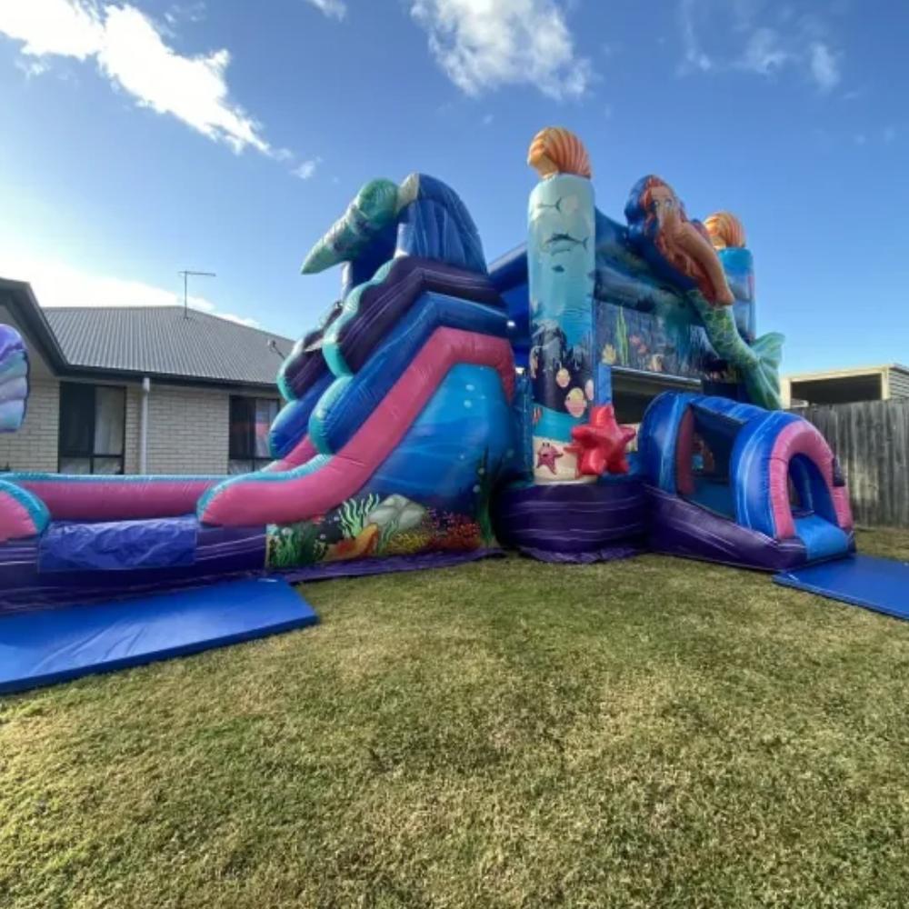 3D Mermaid Under the Sea Combo Jumping Castle