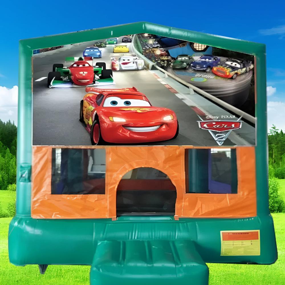 Cars Small Banner Jumping Castle