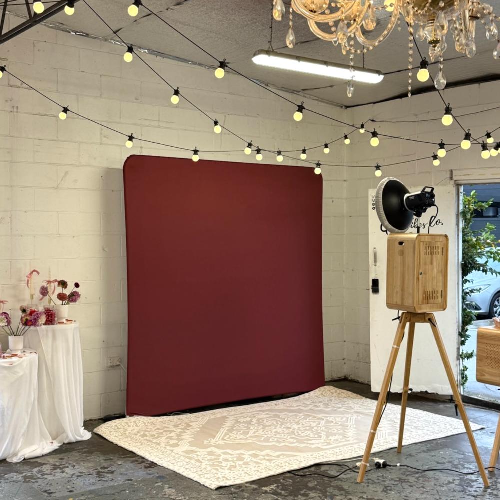 Retro Open- Air Photo Booth and Backdrop Hire