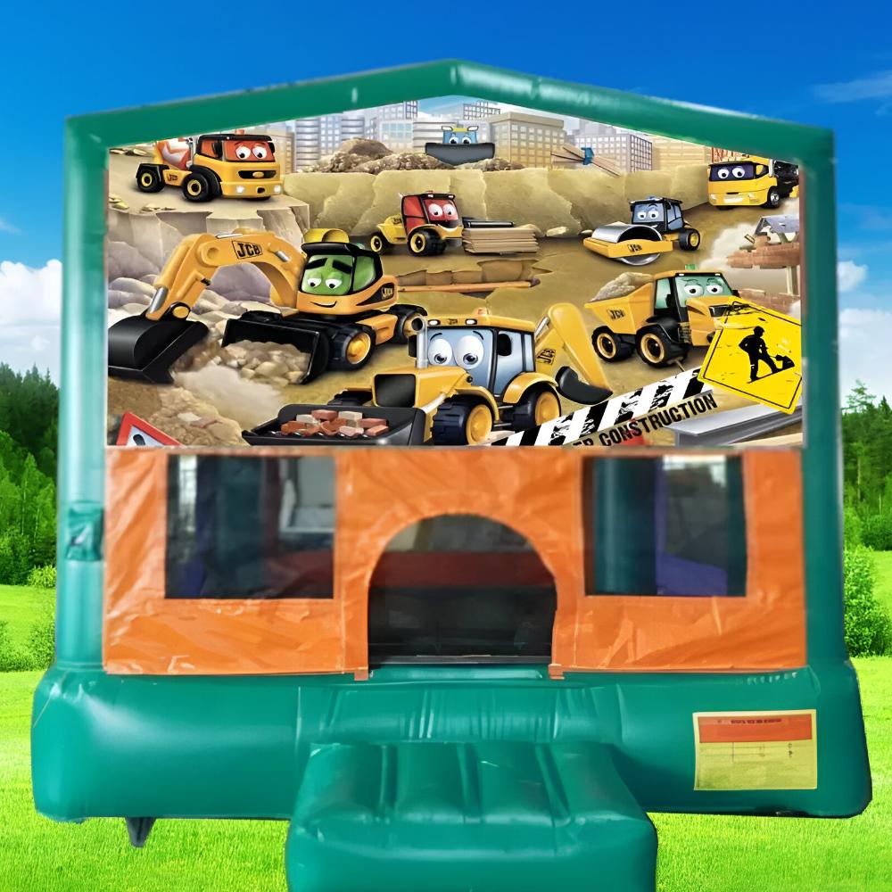 Construction Small Banner Jumping Castle