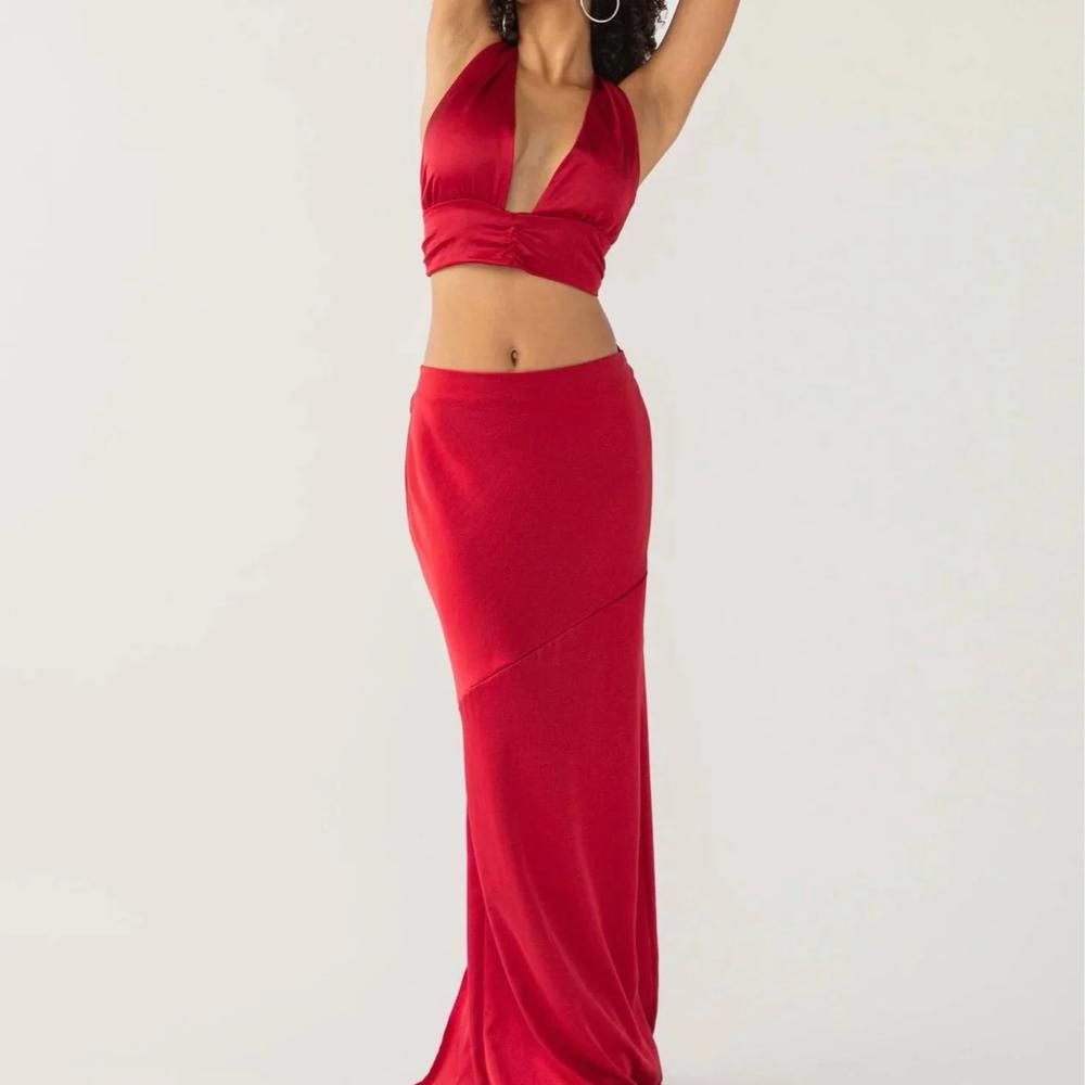 Arcina Ori Rosalina Set In Cherry - Red Size XS and M