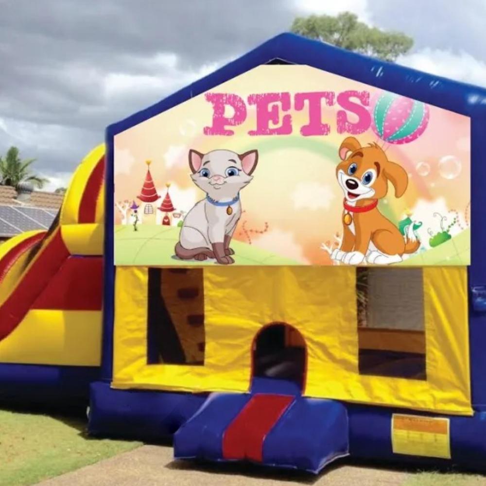 Pets Large Banner Jumping Castle