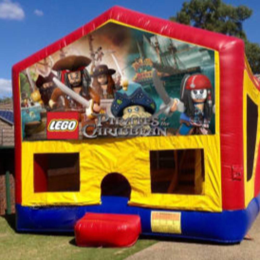 Lego Pirates of the Caribbean Medium Banner Jumping Castle