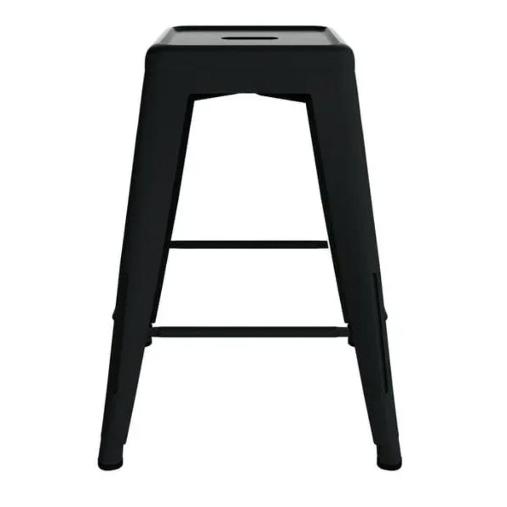 Black Metal Bar Stool