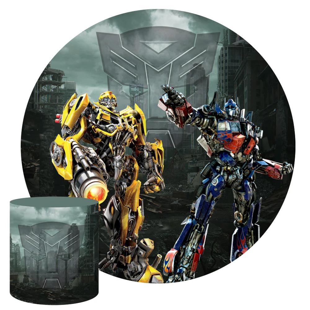 Transformers Round Backdrop Package