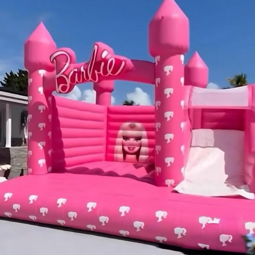 Barbie Fully Themed Inflatable Jumping Castle