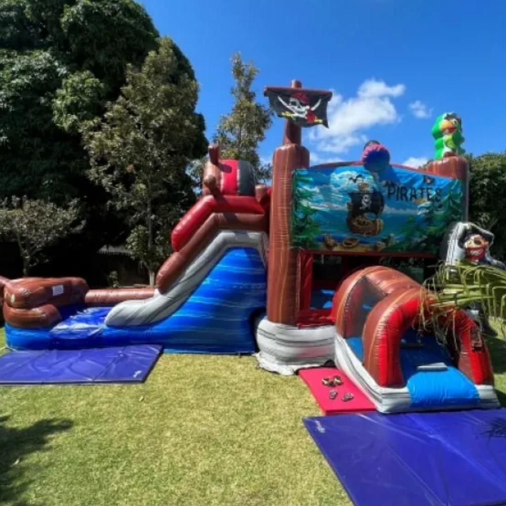 3D Pirates Ahoy Combo Jumping Castle