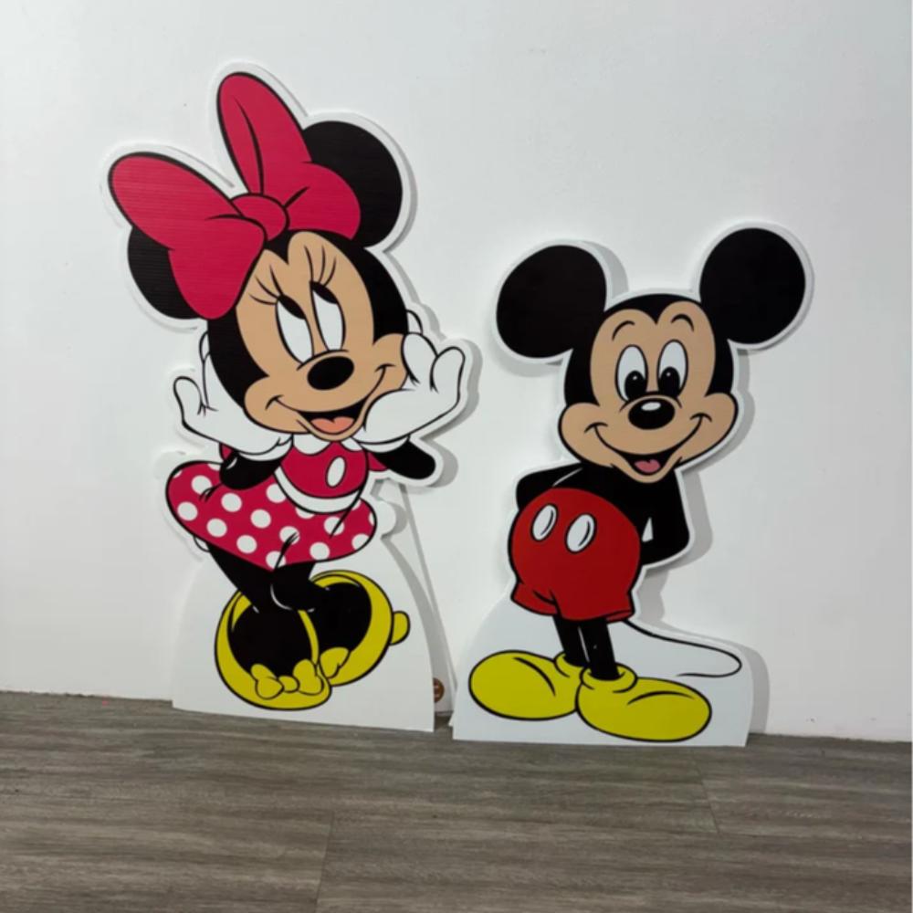 Mickey and Minnie Mouse Cut Outs