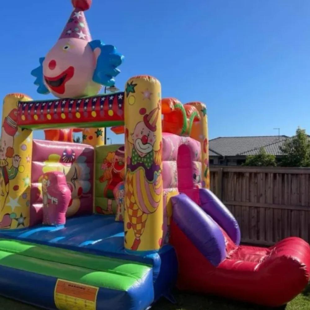 Clown Jumping Castle with Slide