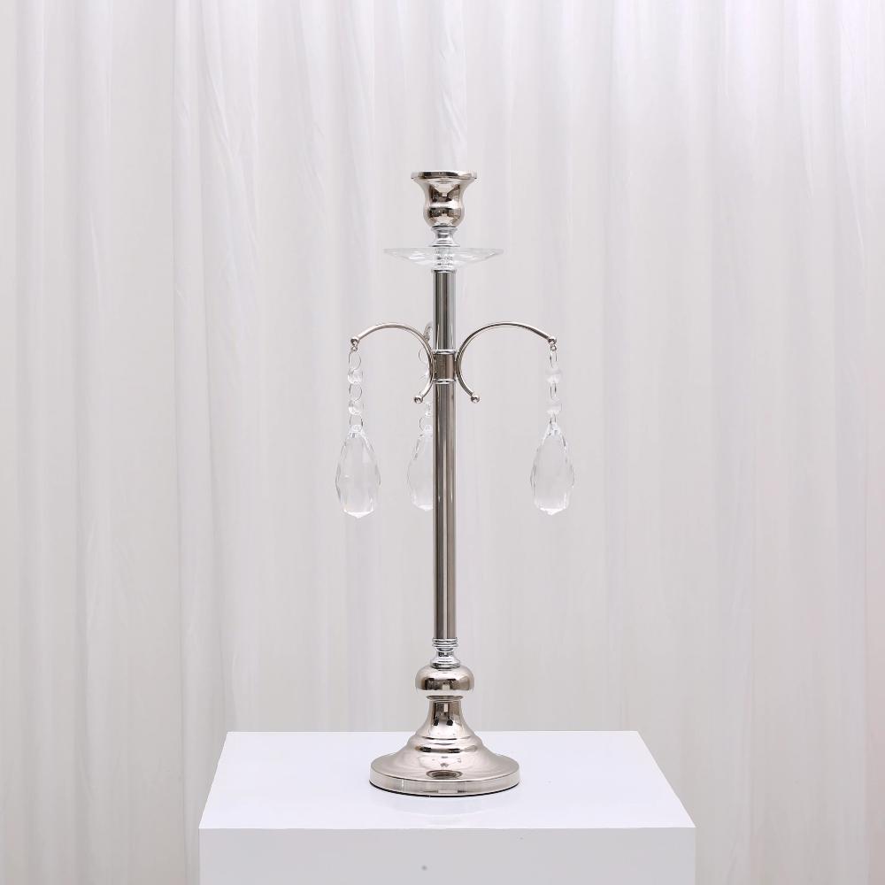 Serena Candlesticks - Medium/Silver