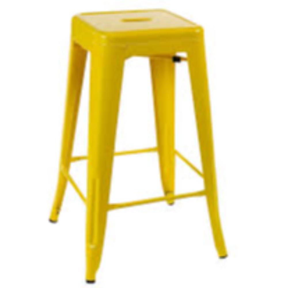 Stool - Tolix Yellow