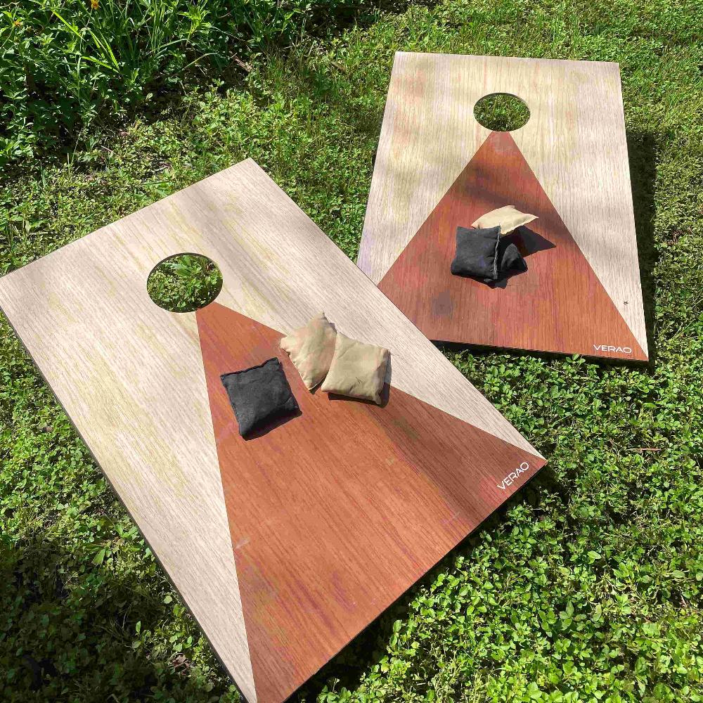 Garden games - Corn hole, Connect Four, Block tower