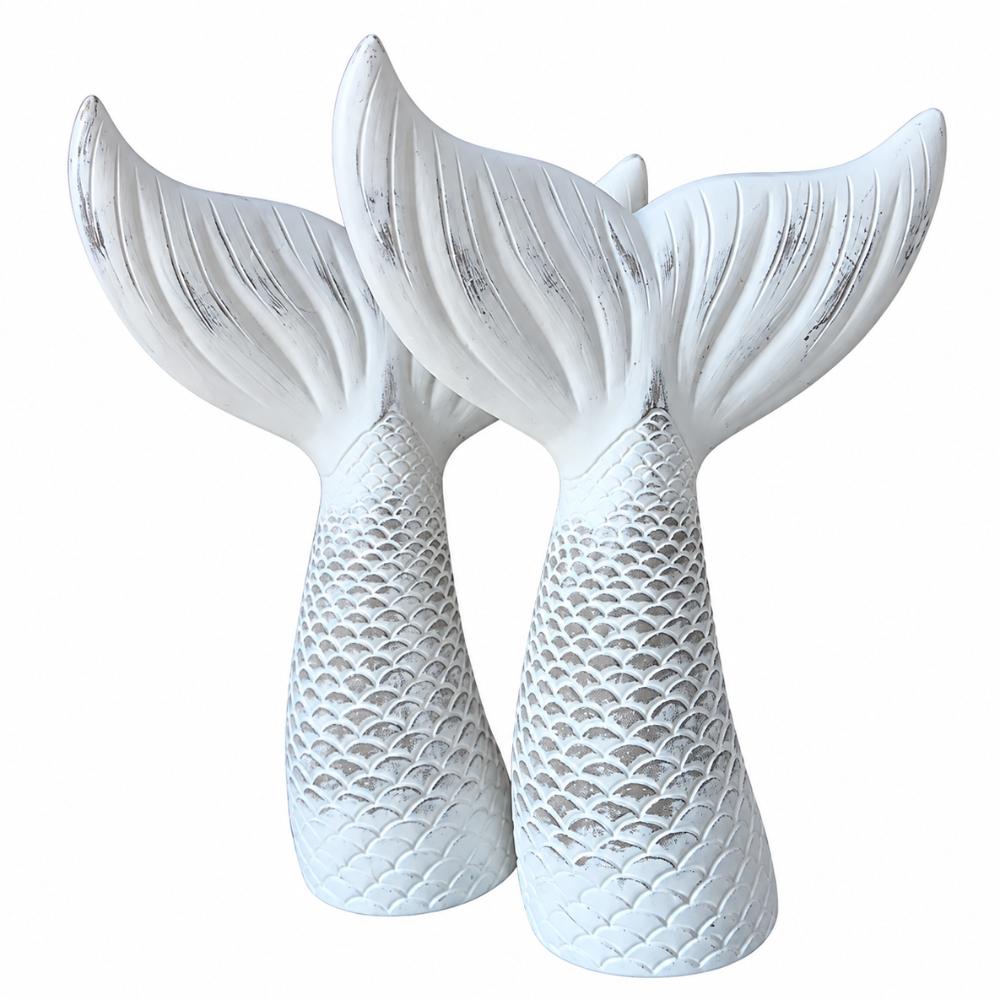 Styling - Mermaid White Tails 36cm tall