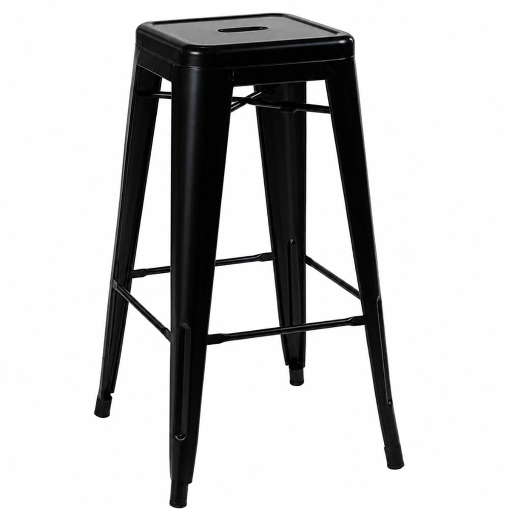 Stool - Black 66cm Tolix Premium Stool
