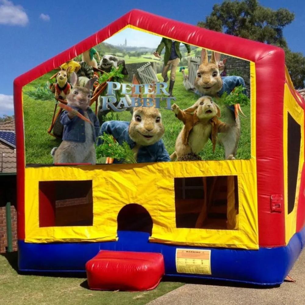 Peter Rabbit Medium Banner Jumping Castle