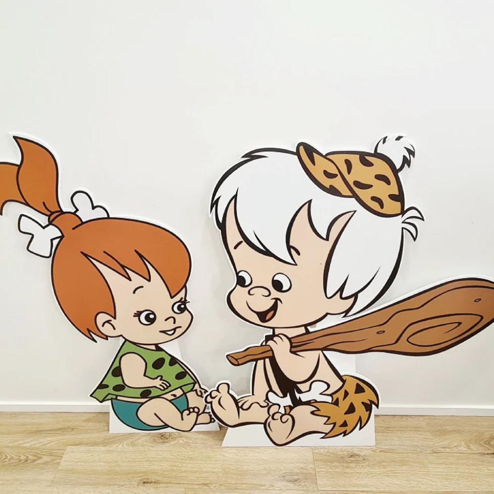 Pebbles and Bam Bam Standee package