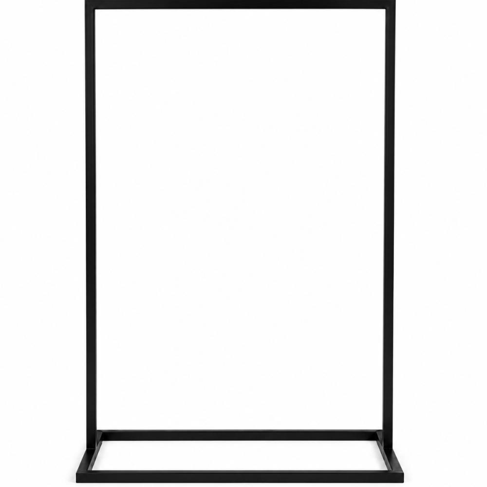 Backdrop - Black Welcome Sign Stand Hire