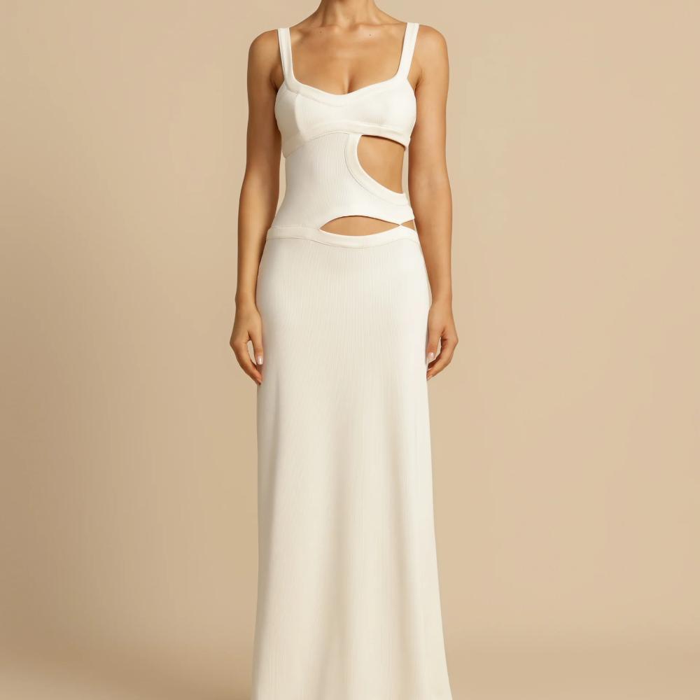 Arcina Ori Jetta Long Dress - White Size XS
