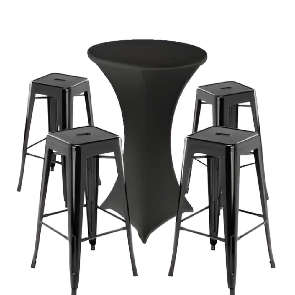 Dry Bar + Cover + Stools