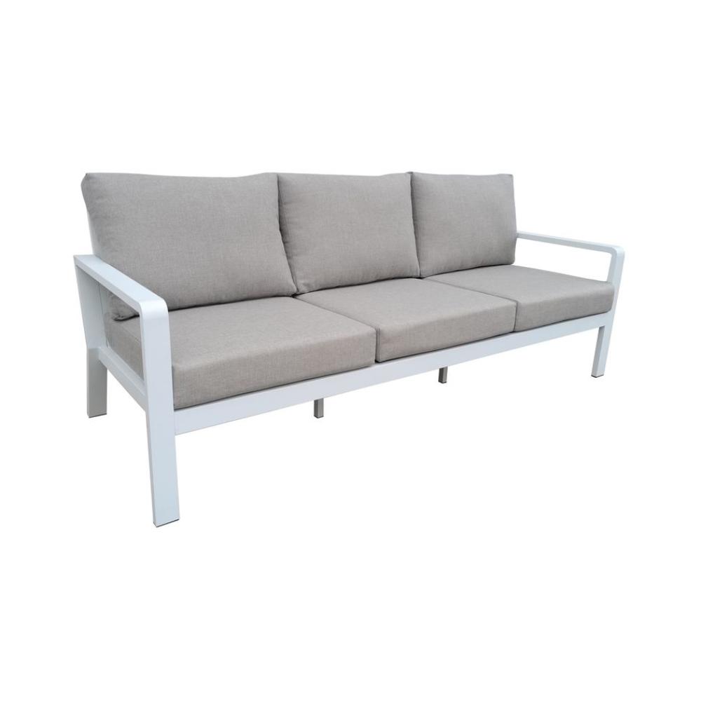 Lounge - 3 Seater - Solaris - White