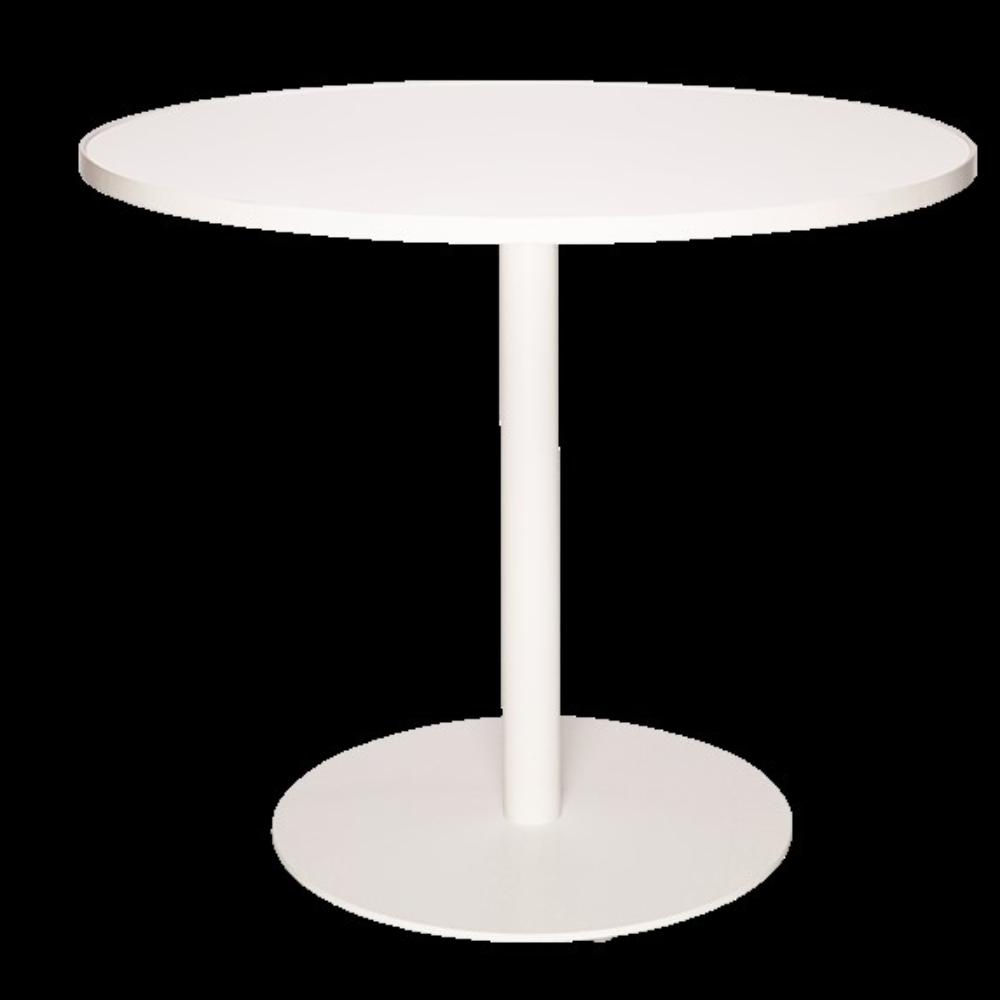 Cafe Table - Max - White - Round - 800mm