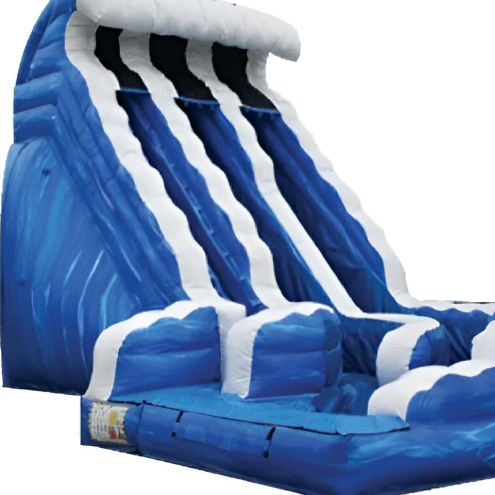 Monster Wave Dual Lane Waterslide Inflatable