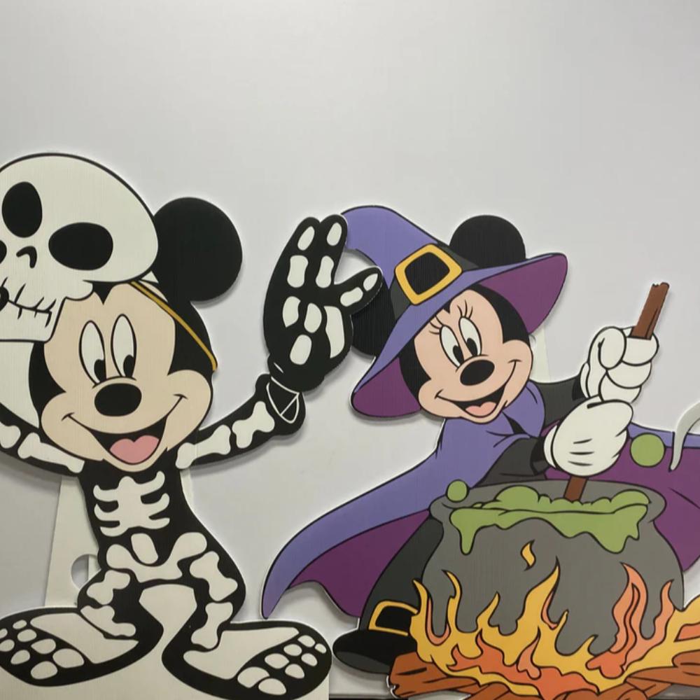 Halloween Mickey and Minnie Standee package