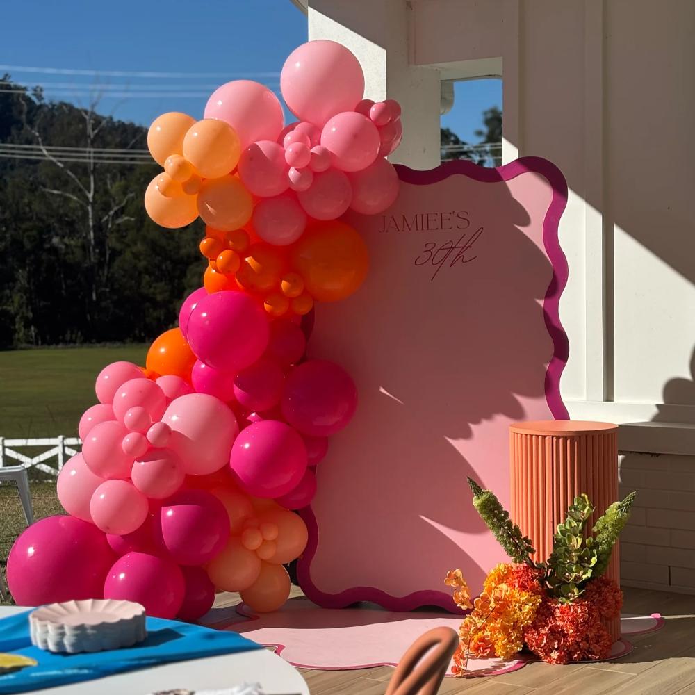 Pink Wiggly Backdrop