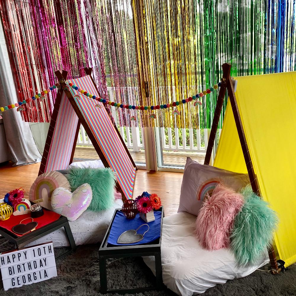Kids Tent Slumber Party (4 Tents)