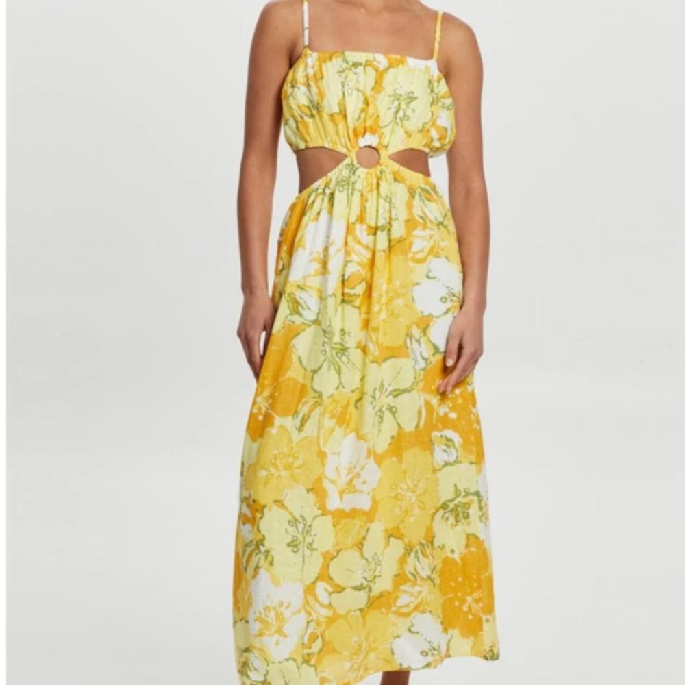 Faithfull the Brand El Rio Maxi Dress Loretta Floral Print Size 8