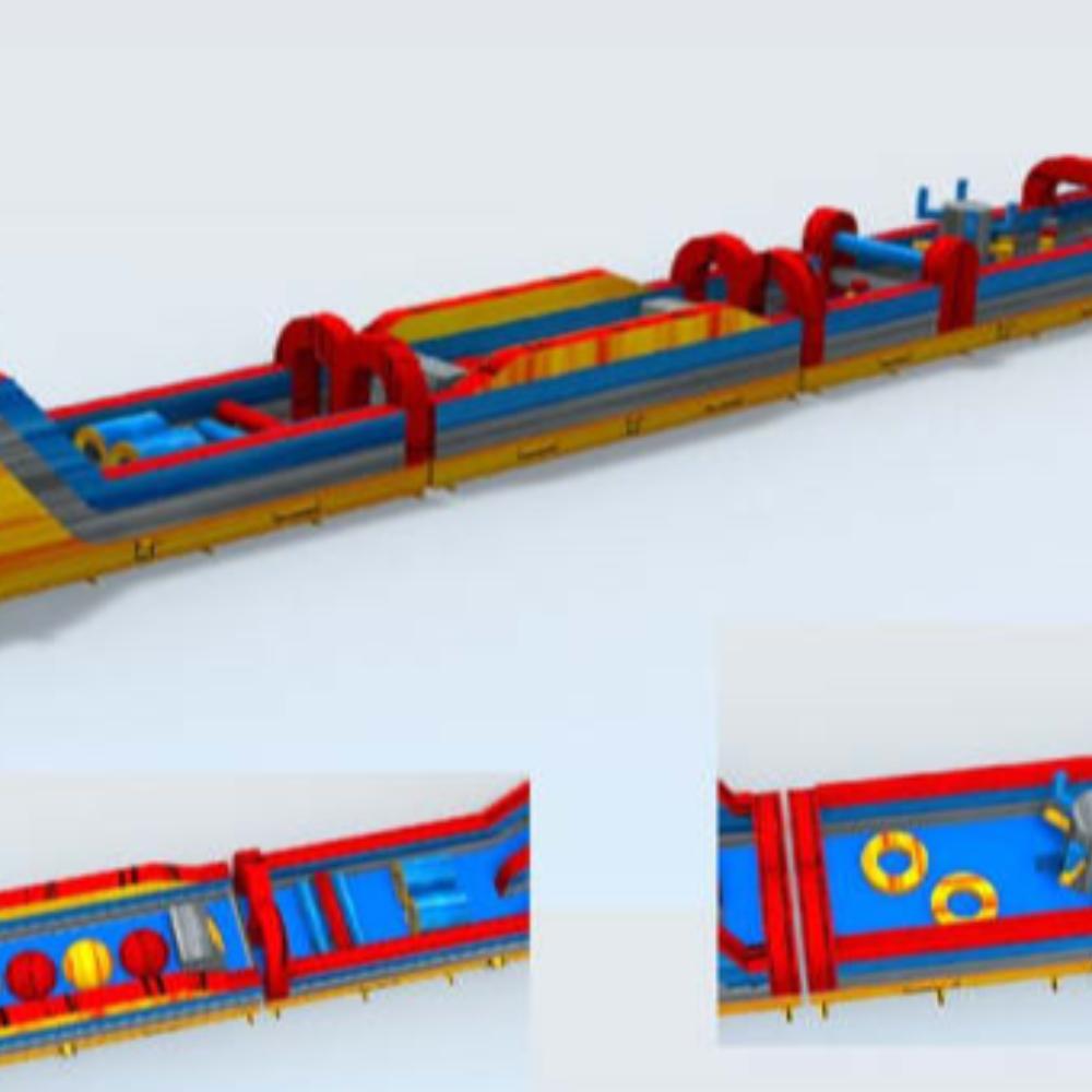 50m Inflatable Obstacle Course