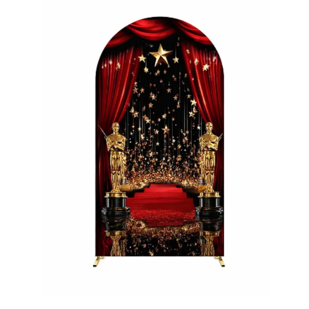 Backdrop - Hollywood Arch Backdrop – Red Carpet Entrance