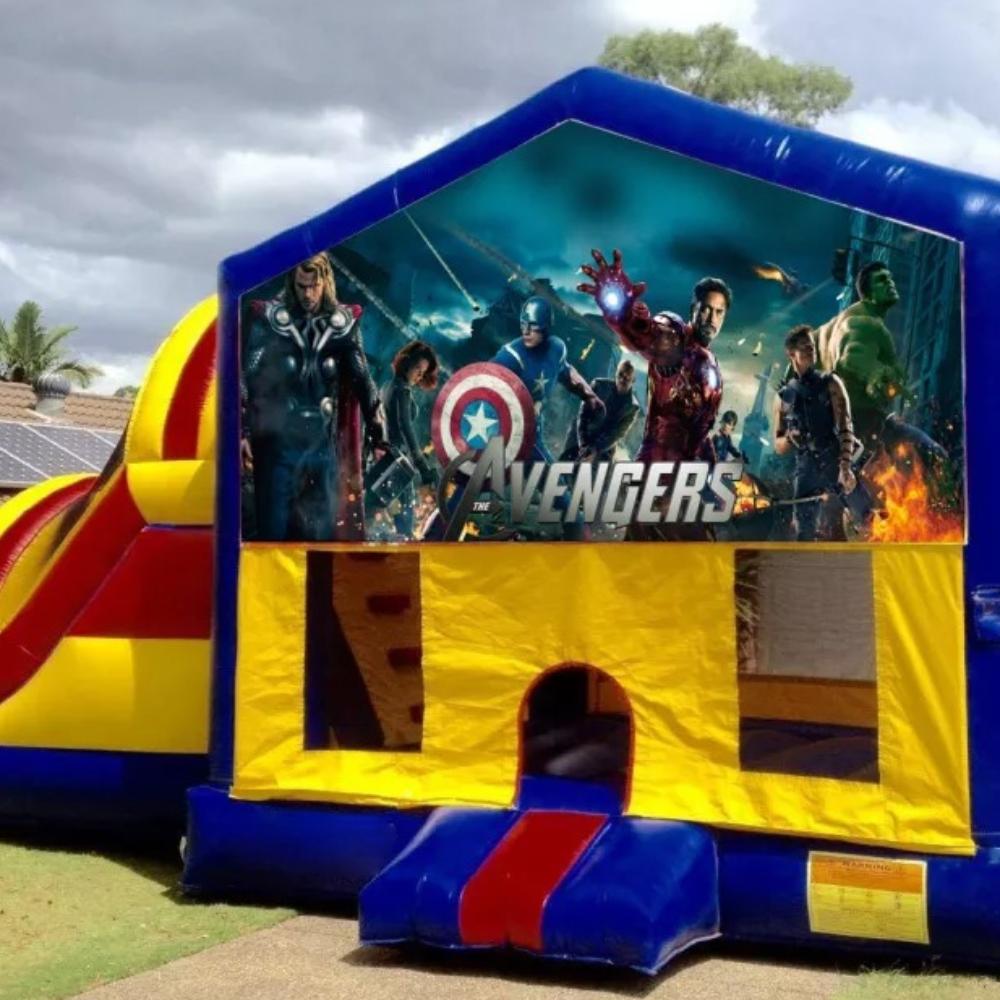 Avengers Large Banner Jumping Castle