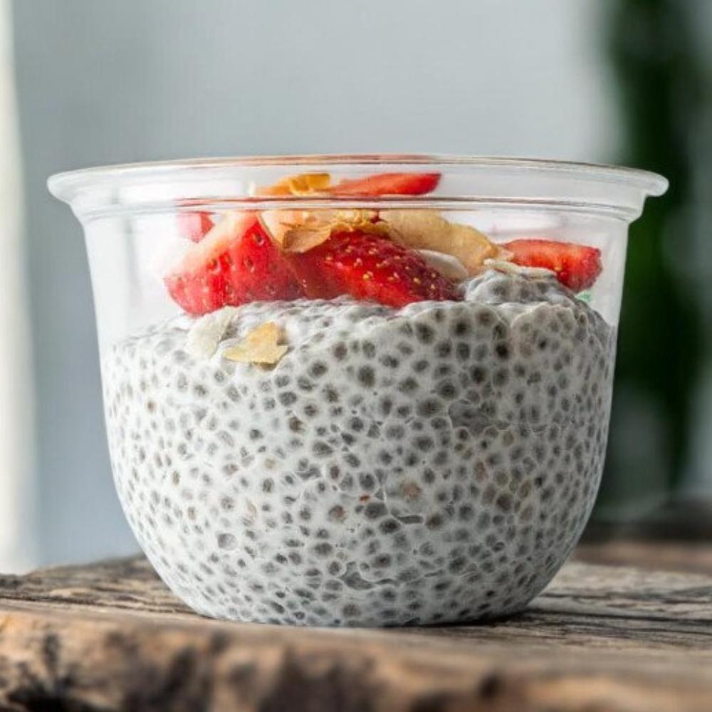 Glow Yoghurt Cup w/ Chia or Granola – Healthy Breakfast Catering