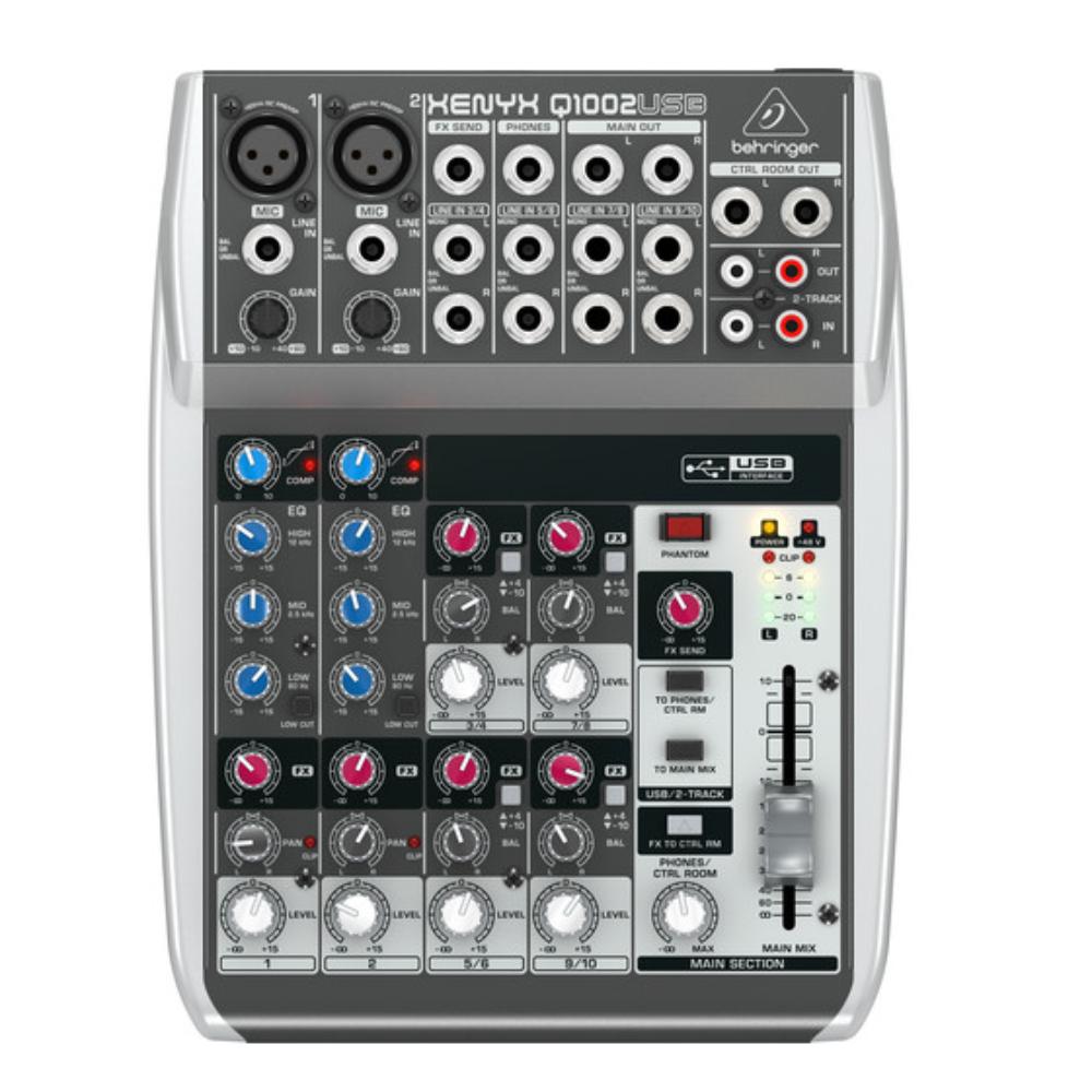 Behringer Xenyx 10 -channel mixer with USB