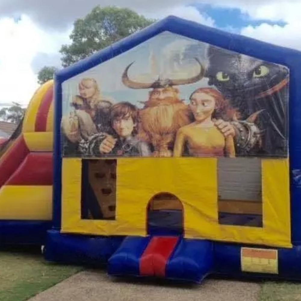 How to Train Your Dragon Large Banner Jumping Castle