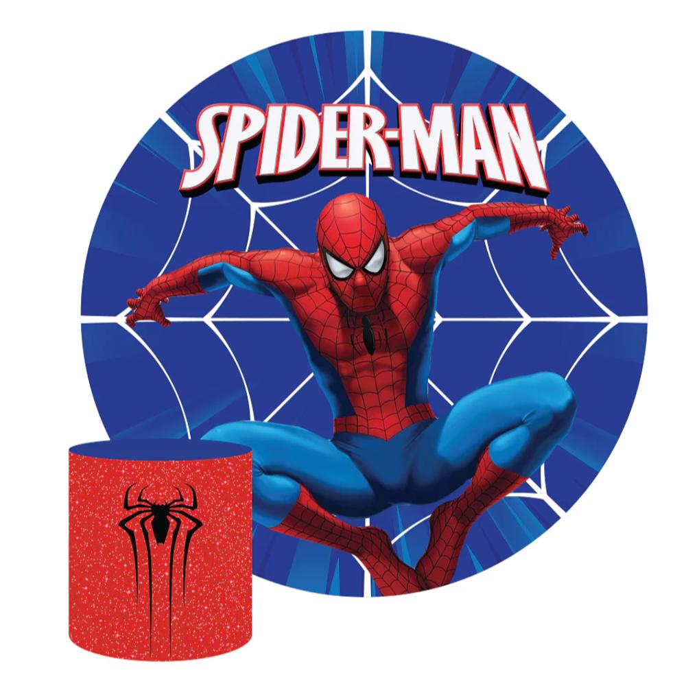 Spiderman Round Backdrop package