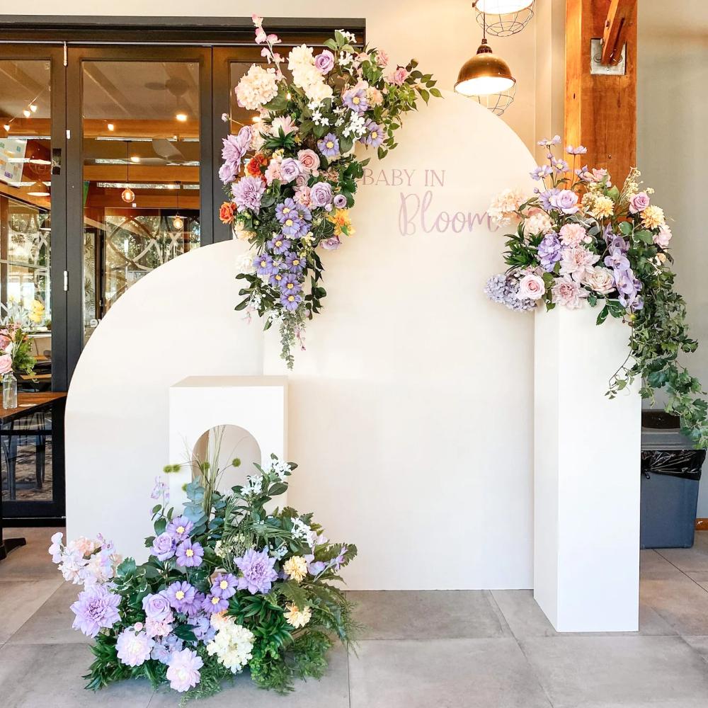 Baby in Bloom Backdrop and Flowers Package