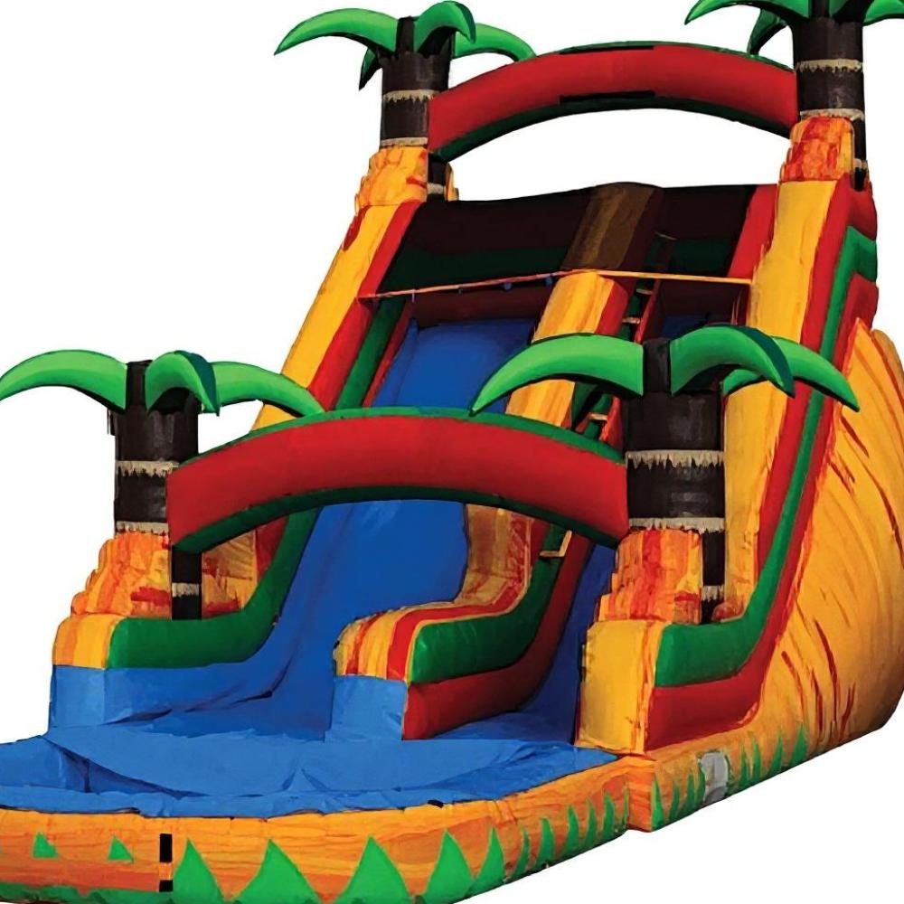 Tropical Hot Lava Waterslide