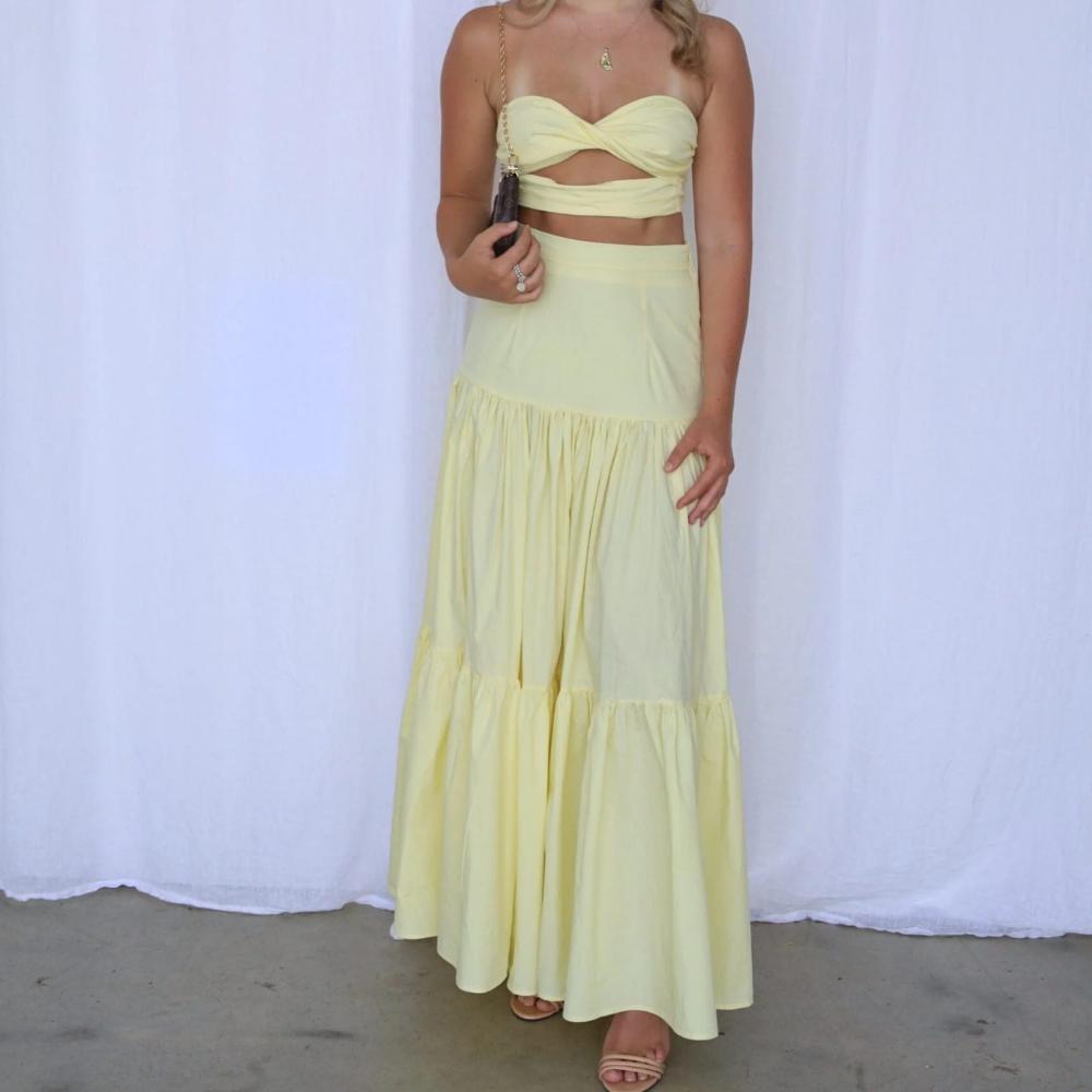 Runway the Label 2 Piece Set - Yellow Size 6