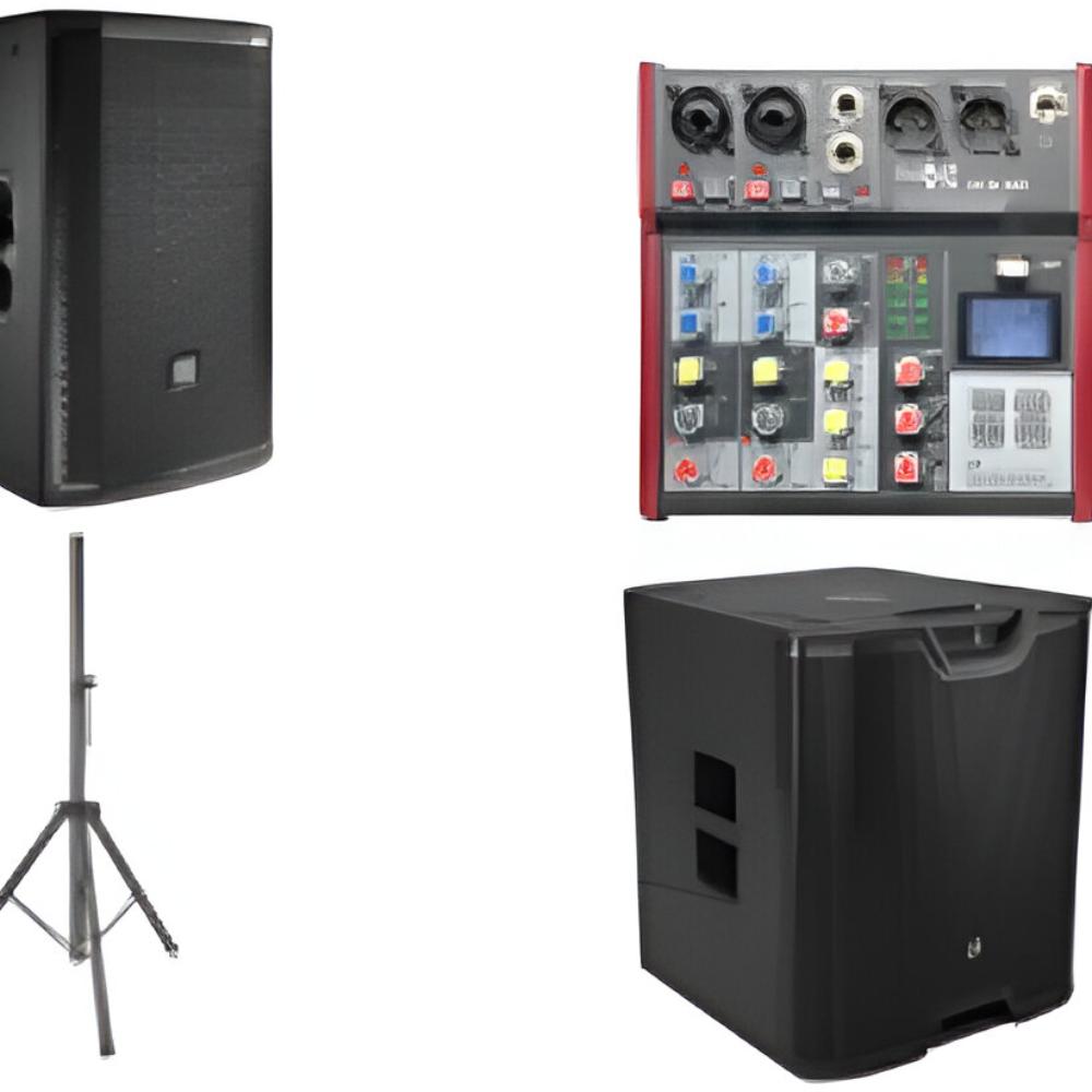 Powered Speaker w/ Bluetooth Mixing Desk & Subwoofer Package
