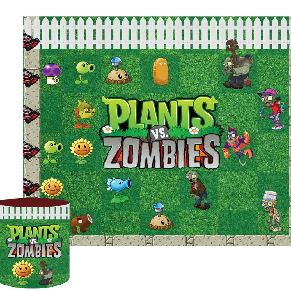 Plants VS Zombies Rectangle Backdrop Package
