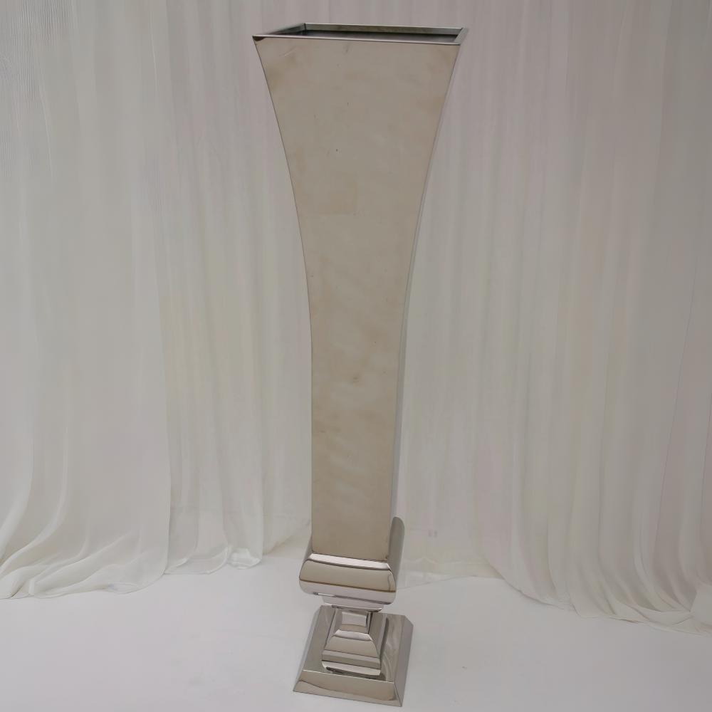Marcella Floral Urns - Large/Silver