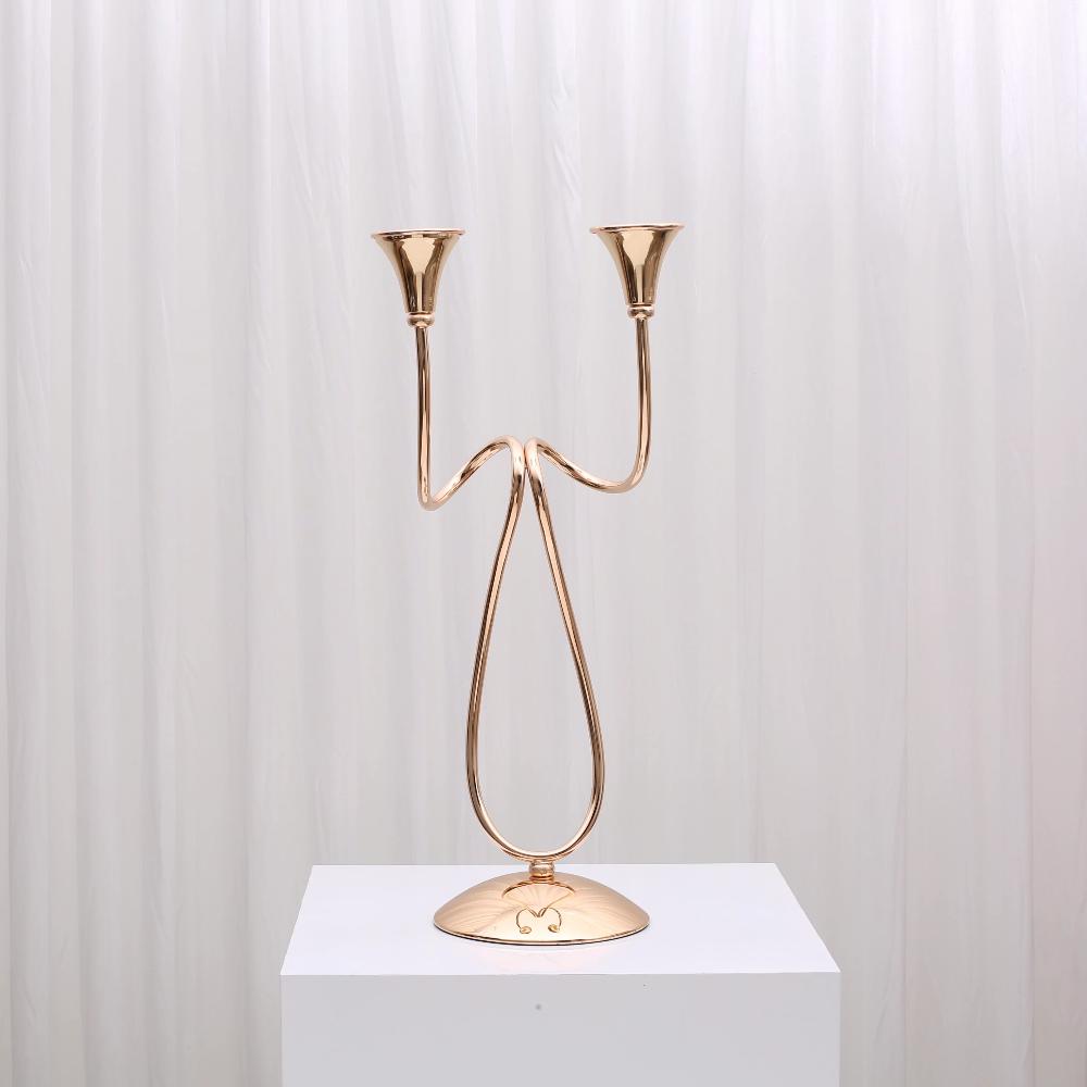 Isabella Twisted Candelabra Gold