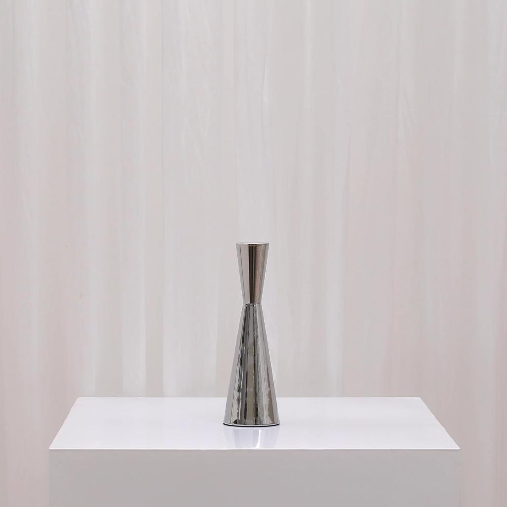 Eva Candlesticks - Small/Silver