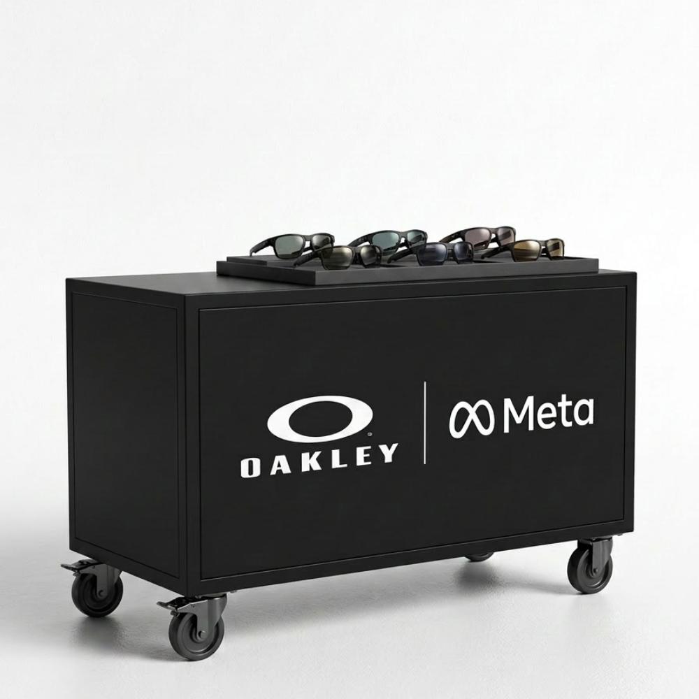 Custom Cart Hire (includes custom black colour & custom acrylic signage for front of cart)