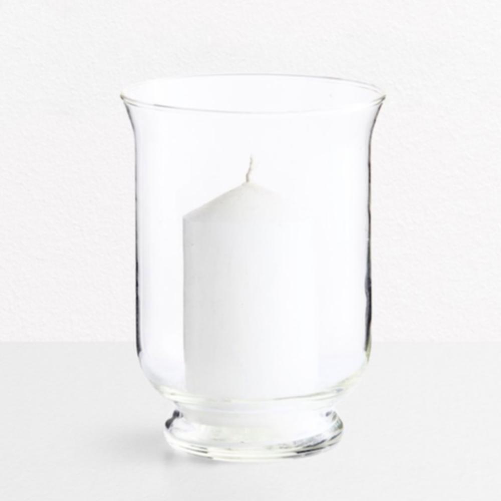 Glass Hurricane Vase