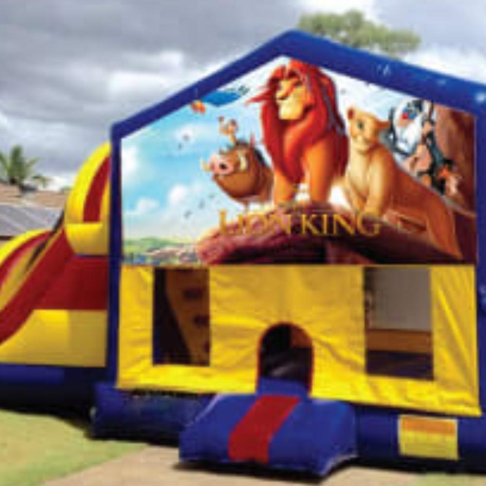 Lion King Large Banner Jumping Castle